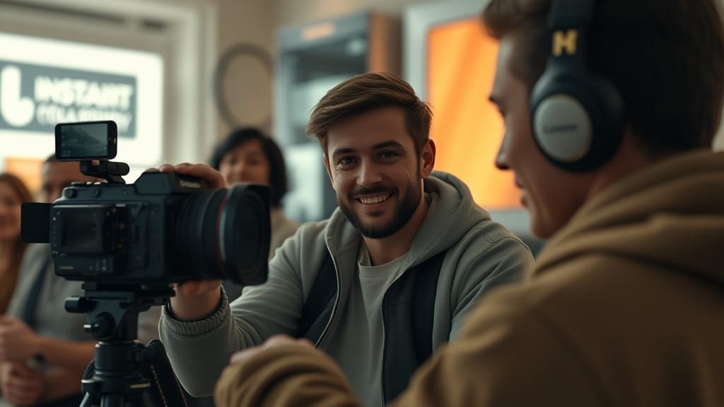 Short-Form Video Dominance: How TikTok and Reels Are Leading the Way 2 A content creator promoting a brand through a short video on Instagram Reels