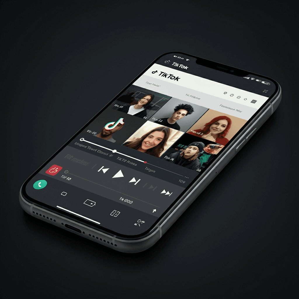 Short-Form Video Dominance: How TikTok and Reels Are Leading the Way 1 A smartphone screen displaying a TikTok feed