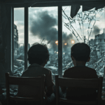 dsptl Cinematic photo realistic A close up of two children sitt c2d3b18b 3b8b 4e5d 8d7f 7fd94403f1f4