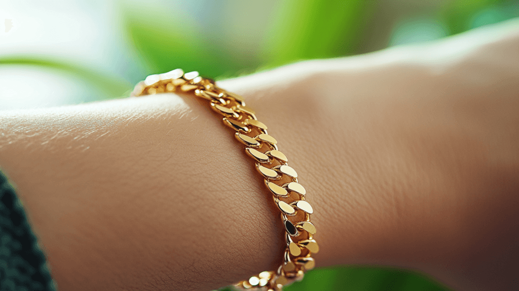 Why Permanent Jewelry Is Becoming the Ultimate Symbol of Commitment in 2024 1 dsptl Cinematic photo realistic A delicate permanent gold chain 6c50fb81 84c4 4b07 878f 758188a6a5d0