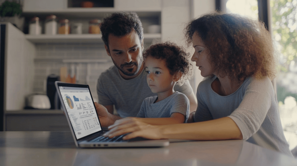 Inflation's Impact: How Rising Prices Are Affecting American Households and Businesses 4 dsptl Cinematic photo realistic A family adjusting their househ bd0a6bc1 e65a 495f a1d8 d1e574dabb97