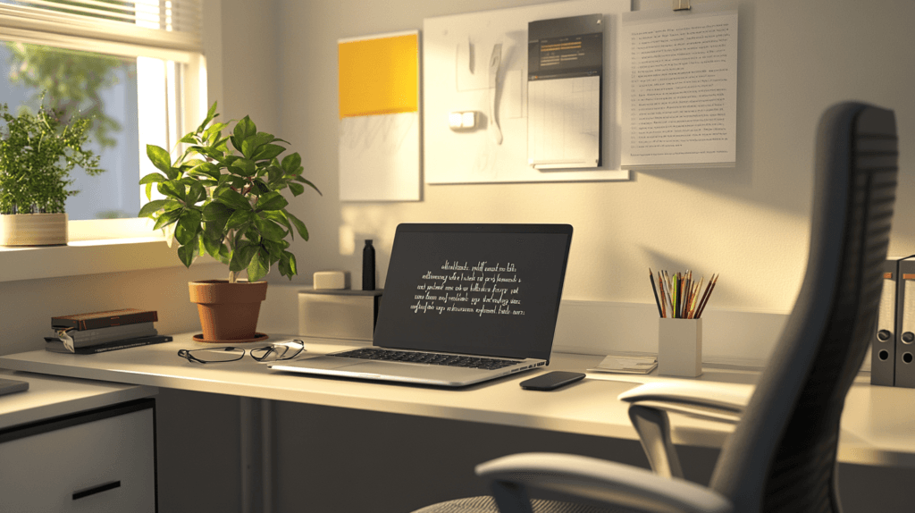 Mastering the Art of Remote Work: Proven Strategies for Productivity and Well-being 2 dsptl Hyper realistic A clean and organized home workspace with d68f3461 3b4d 468d b86d 68d49288b9df