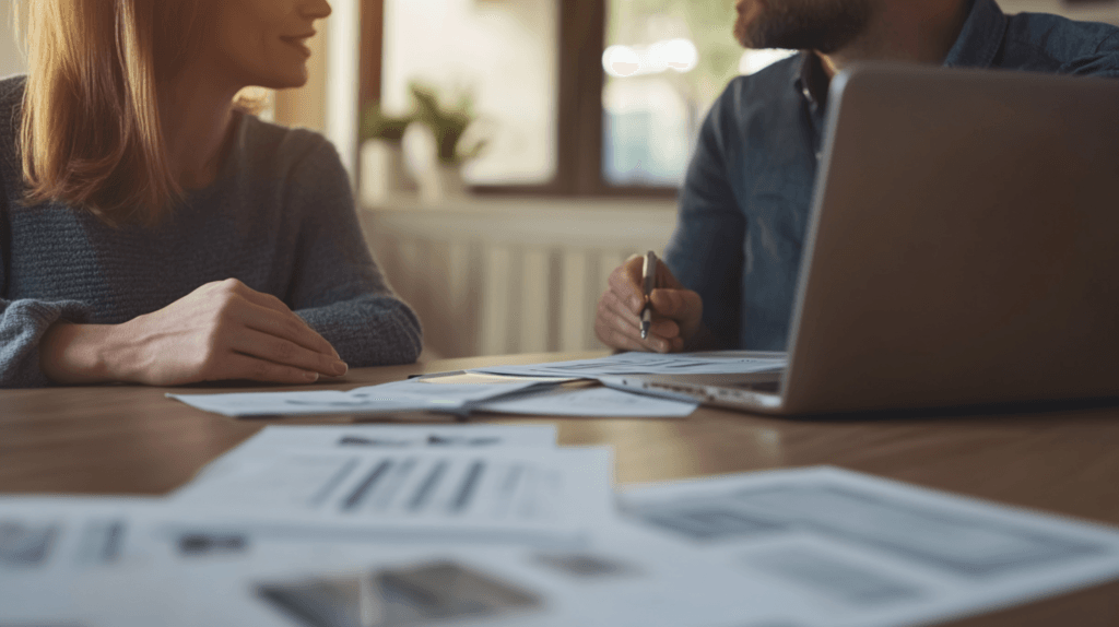 Secure Your Future: A Comprehensive Checklist for Retirement Planning 1 dsptl Hyper realistic A couple sitting at a table discussing th 759af85b c973 47d2 8b69 a5ab540225d8