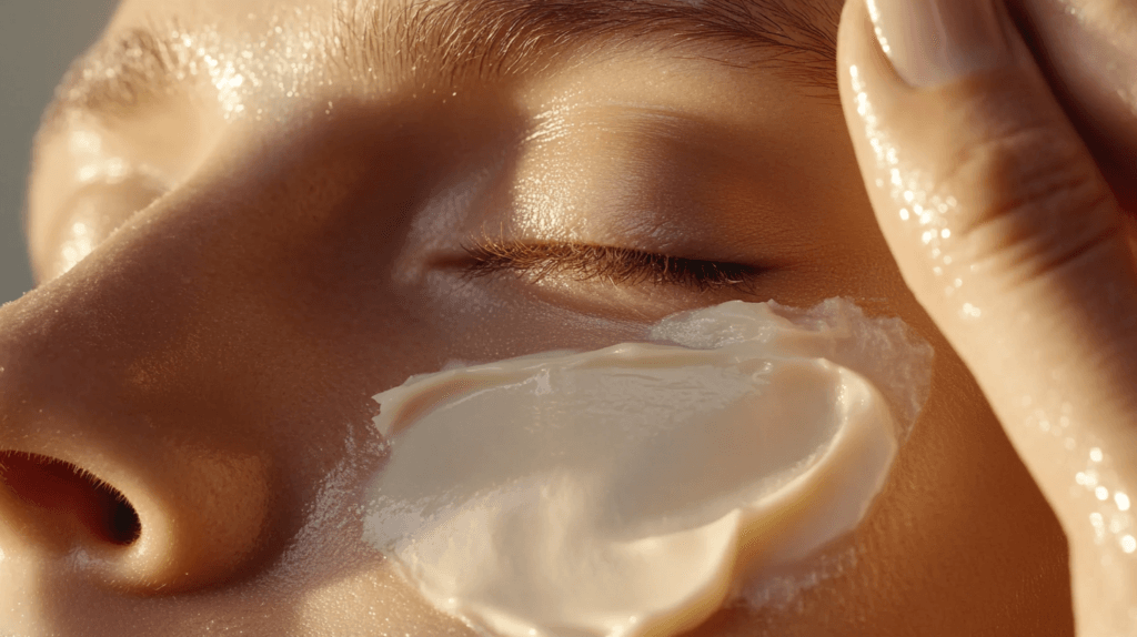 Winter Skin SOS: Protect and Nourish Your Skin During the Cold Months 4 dsptl Hyper realistic A person applying a thick creamy moisturi 8a6cab82 3d1c 4d3d bdd9 c1ad24a8b60b