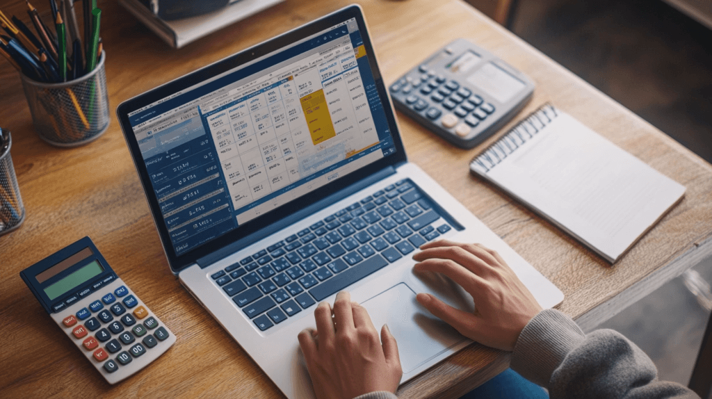 The Power of Budgeting: How to Take Control of Your Finances 1 dsptl Hyper realistic A person sitting at a desk reviewing thei 9011342f cb2c 4c85 b930 f9f72e8896c2