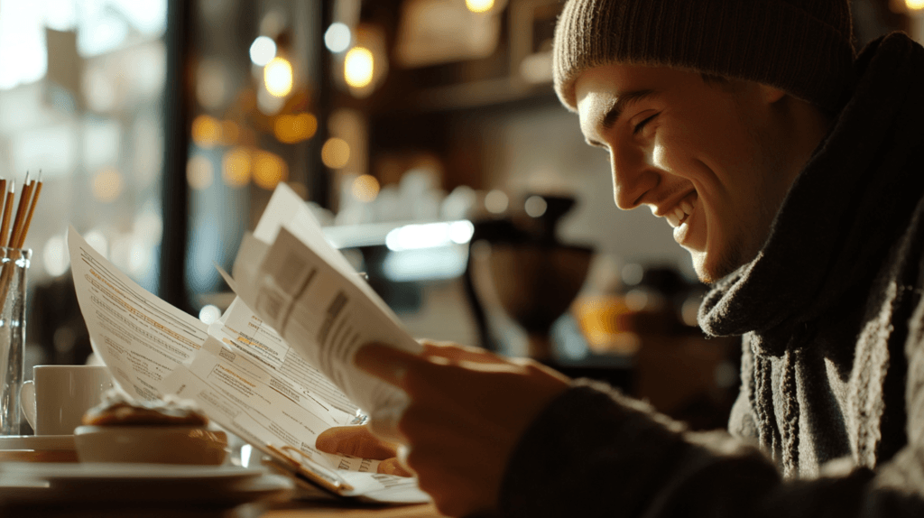 The Power of Budgeting: How to Take Control of Your Finances 5 dsptl Hyper realistic A person smiling while reviewing their bu 09fa2183 dba0 49ec 900e 4dabcec19e20